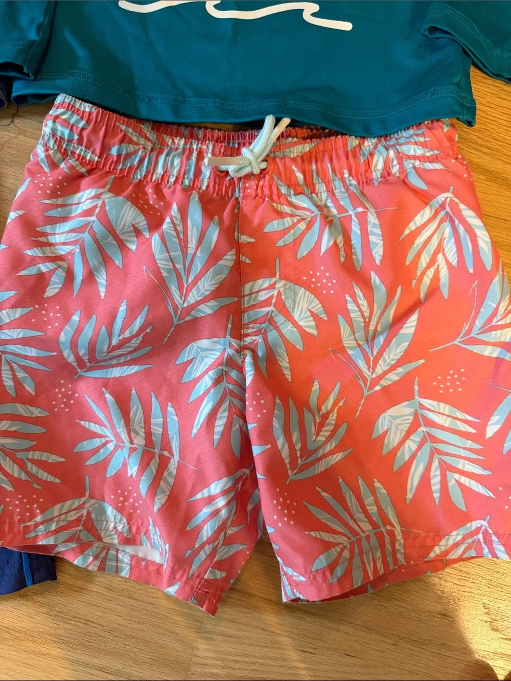 Cat & Jack Swim Trunks & Rash Guard bundle, 4 pcs, size 5T